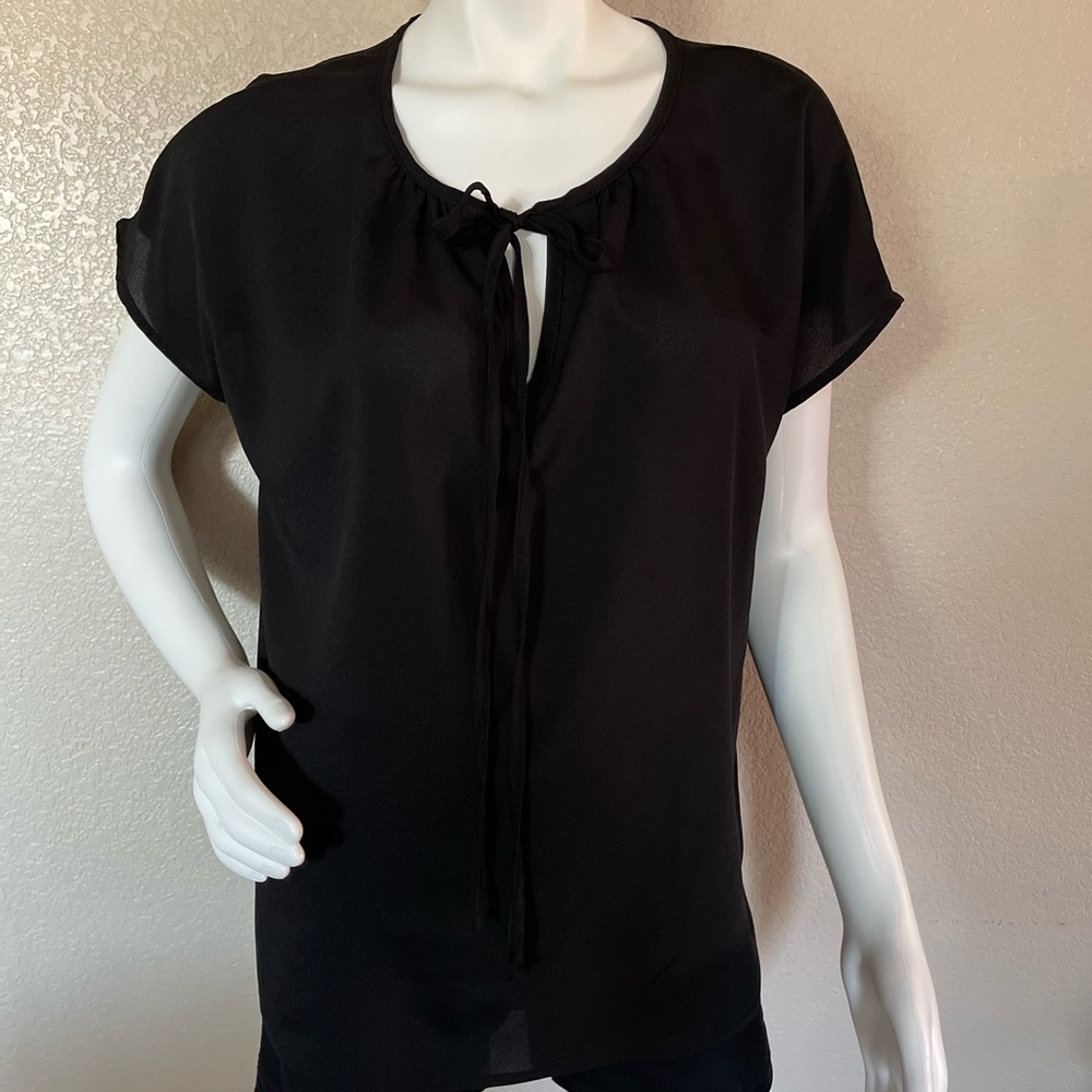 Babeau Women’s Dressy Black Blouse SIze M